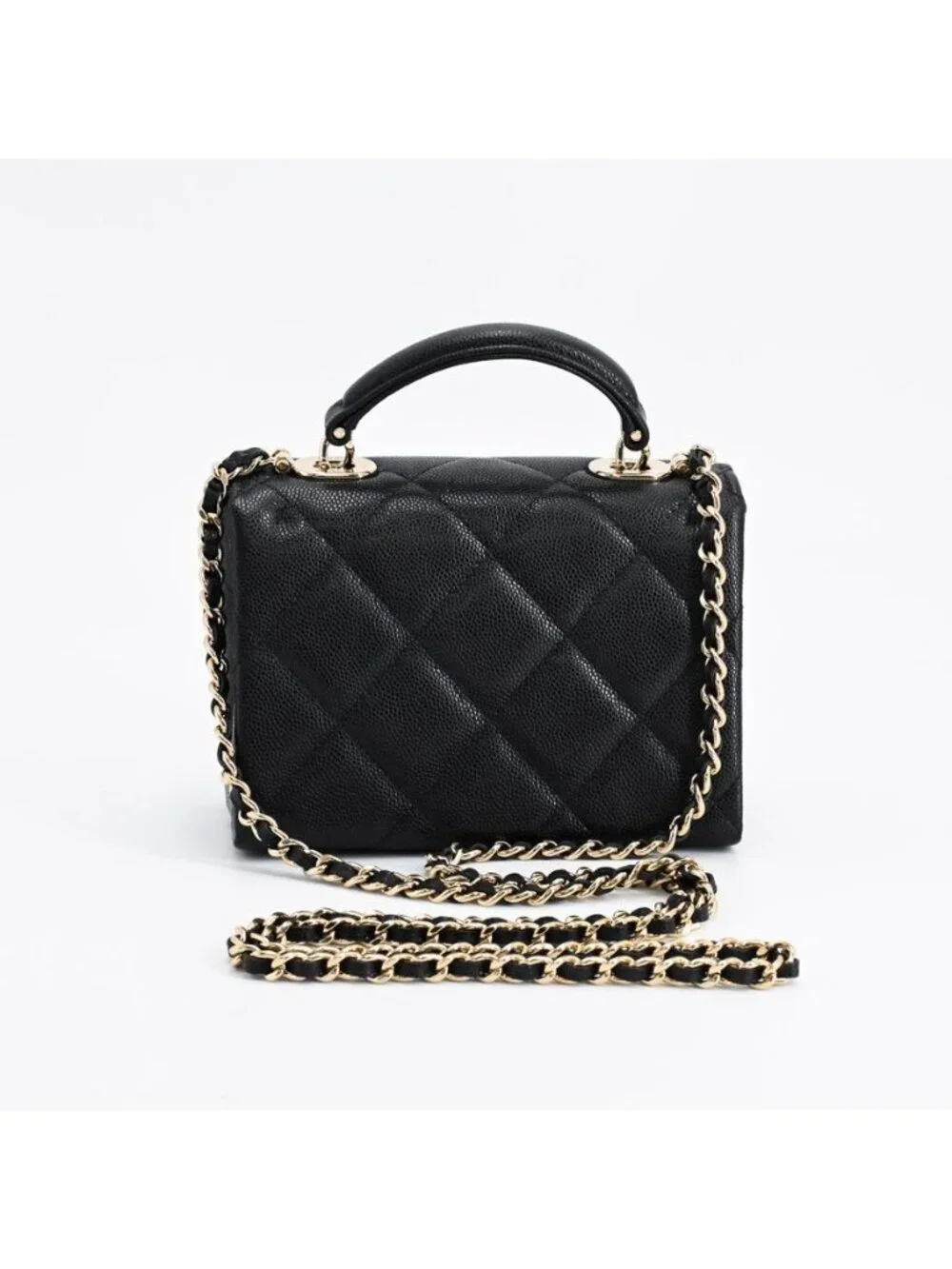 Chanel Shoulder Bag Top Handle Mini Clutch